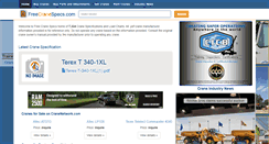 Desktop Screenshot of freecranespecs.com